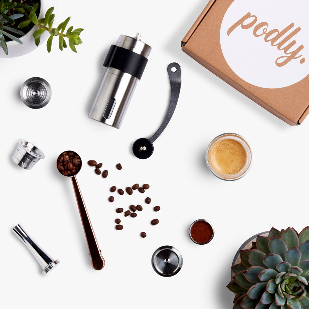 podly Pack for Aldi K-fee | Reusable K-fee Pods | Aldi Coffee Pods